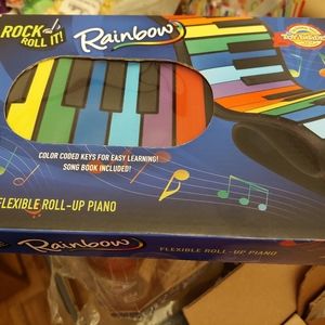 Rainbow flexible roll-up piano